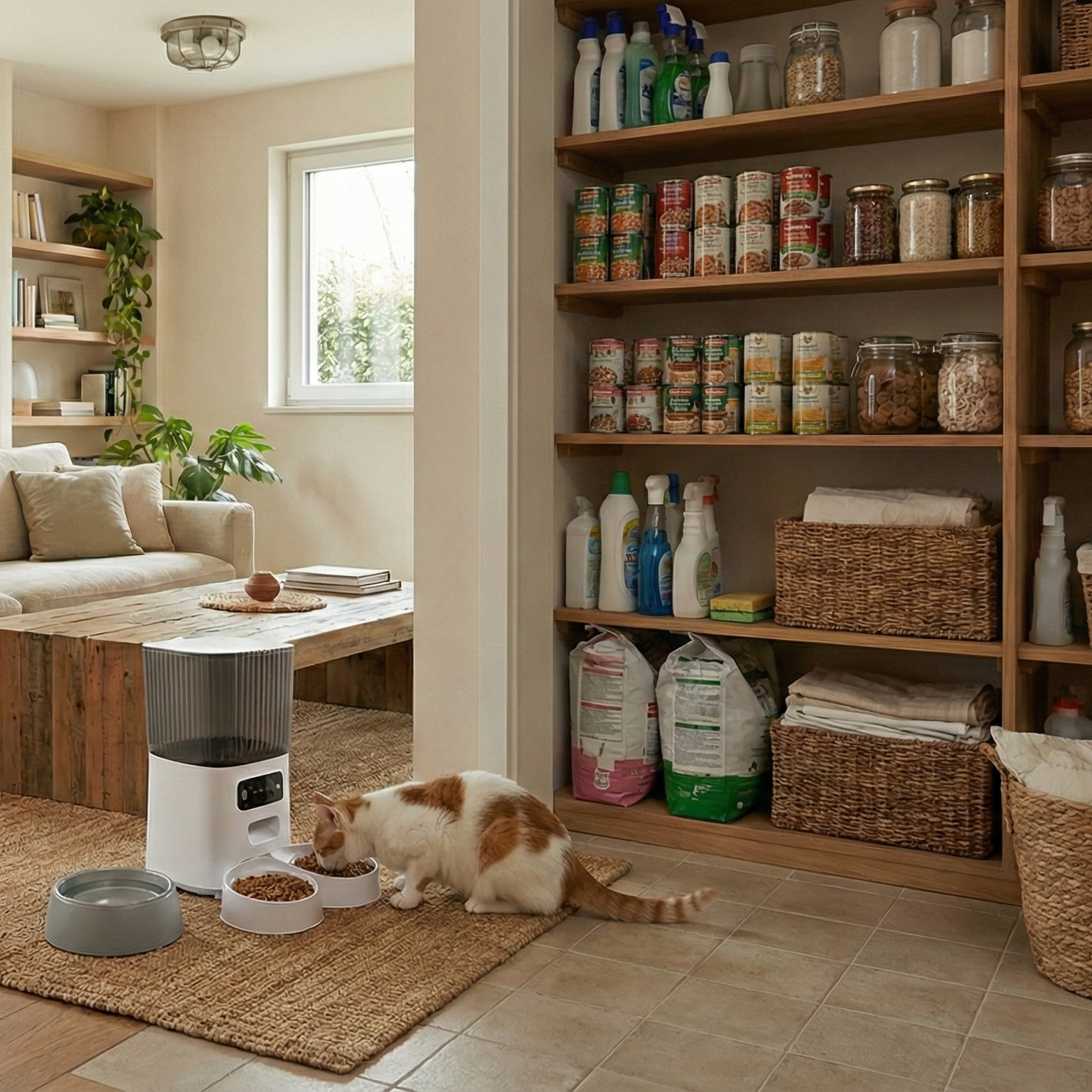 Distributeur automatique de croquettes avec caméra – Modèle MatouFeed Cam