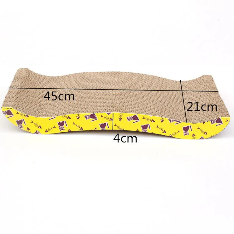 Griffoir en carton ondulé pour chat – Modèle MatouGriffe