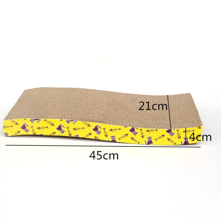 Griffoir en carton ondulé pour chat – Modèle MatouGriffe