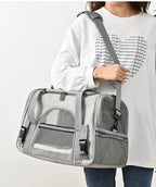 Sac de transport souple et respirant pour chat – Modèle MatouGo