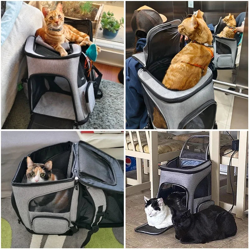 Sac à dos de transport extensible pour chat – Modèle MatouPack Expand