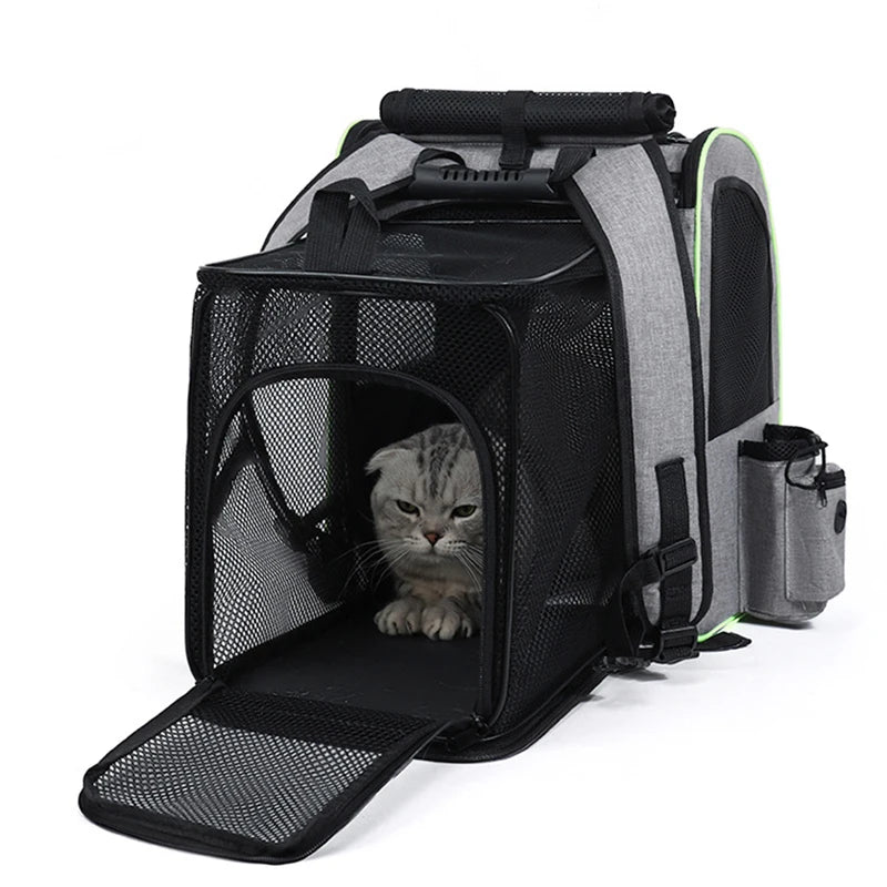Sac à dos de transport extensible pour chat – Modèle MatouBack Extend