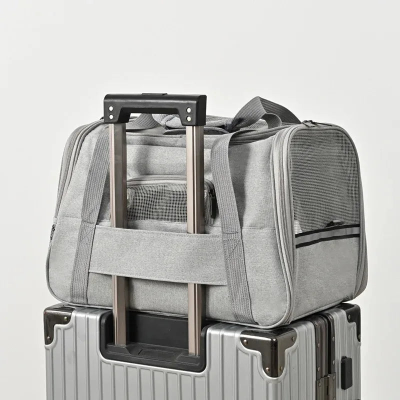 Sac de transport souple et respirant pour chat – Modèle MatouGo