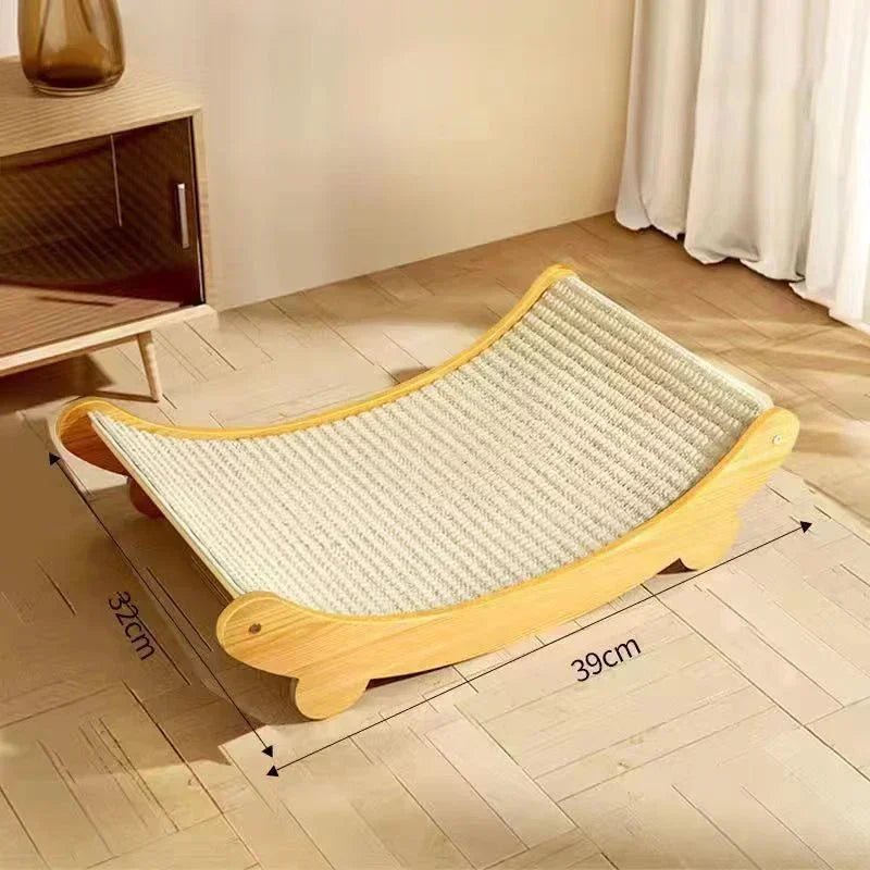 Griffoir inclinable en bois – Modèle MatouRelax