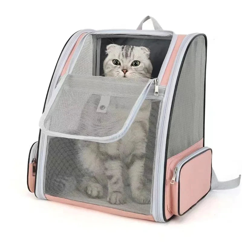 Sac à dos de transport pour chat – Modèle MatouBack