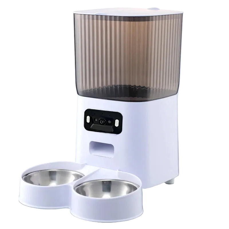 Distributeur automatique de croquettes avec caméra – Modèle MatouFeed Cam