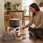 Distributeur automatique de croquettes avec caméra – Modèle MatouFeed Cam