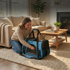 Sac de transport souple et respirant pour chat – Modèle MatouGo