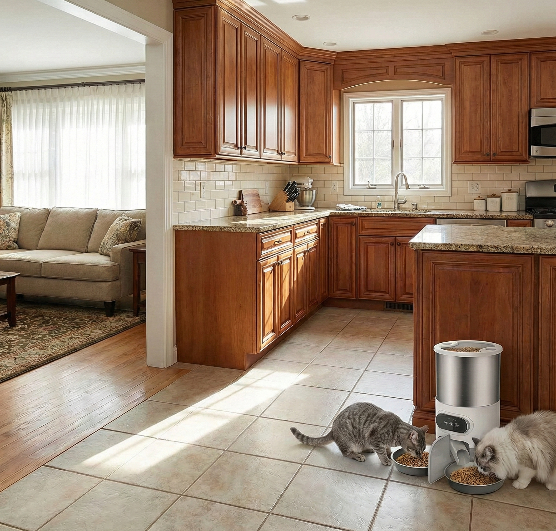 Distributeur automatique de croquettes – Modèle MatouFeed